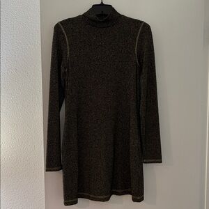 Michael Stars Shimmering Black and Gold Top